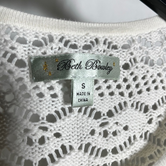 Anthropologie by Beth‎ Bowley white cardigan - Picture 7 of 9